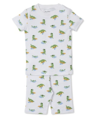 SHORT PJ SET - CROCODILE CAPERS