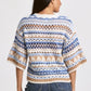 CREW NECK KNIT TOP - BEACH DAY