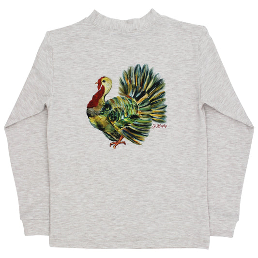 LS LOGO TURKEY TEE - OATMEAL