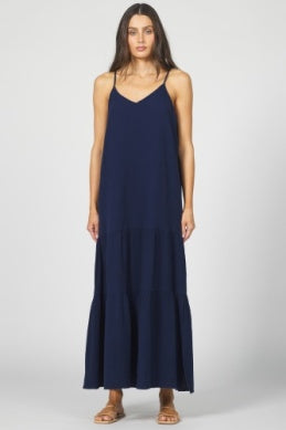ZION DRESS - BLACK IRIS