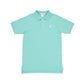 PRIM AND PROPER POLO SS - TURKS TEAL/MULTICOLOR STORK