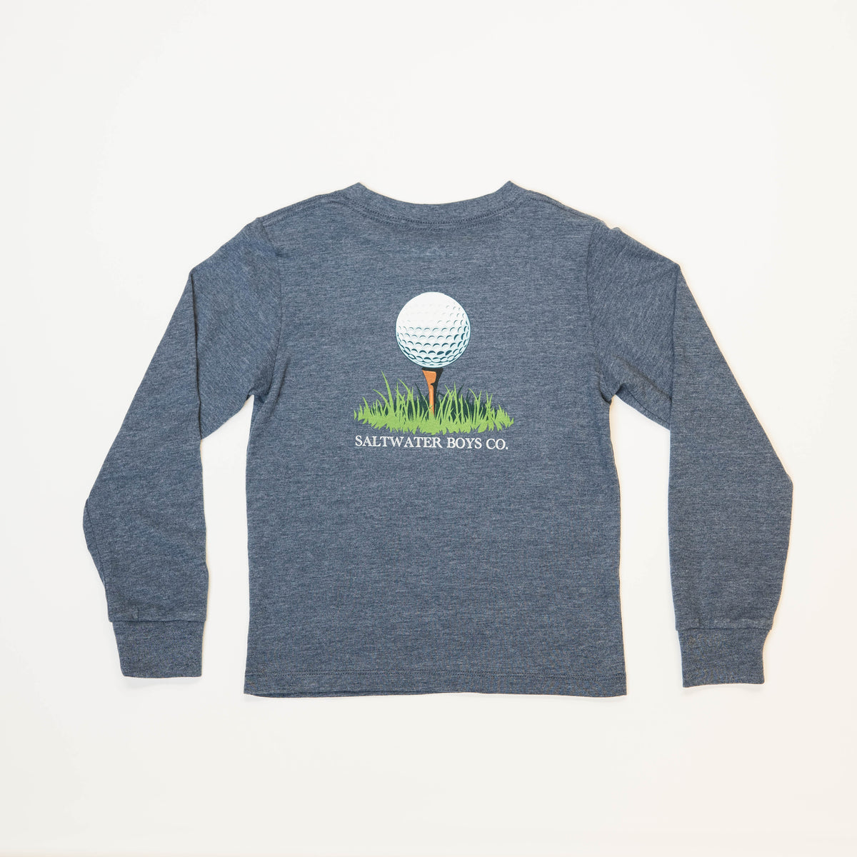 LS GRAPHIC TEE GOLF - HEATHER BLUE