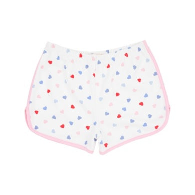 CHERYL SHORTS - HAPPY HEARTS/PIER PARTY PINK