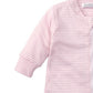 STRIPES FOOTIE W/ ZIP - PINK