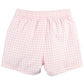 SWIM TRUNKS - PINK GINGHAM