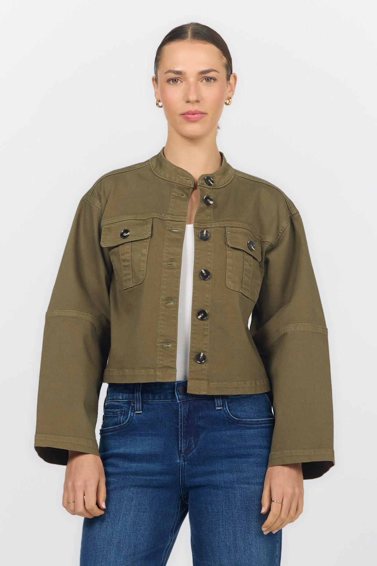 ROWEN JACKET - OLIVE BRANCH