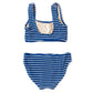 GIRLS CRINKLE TWO PIECE SWIMSUIT - NAVY