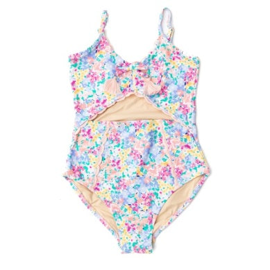 SPRING BLOOMS MONOKINI SWIMSUIT