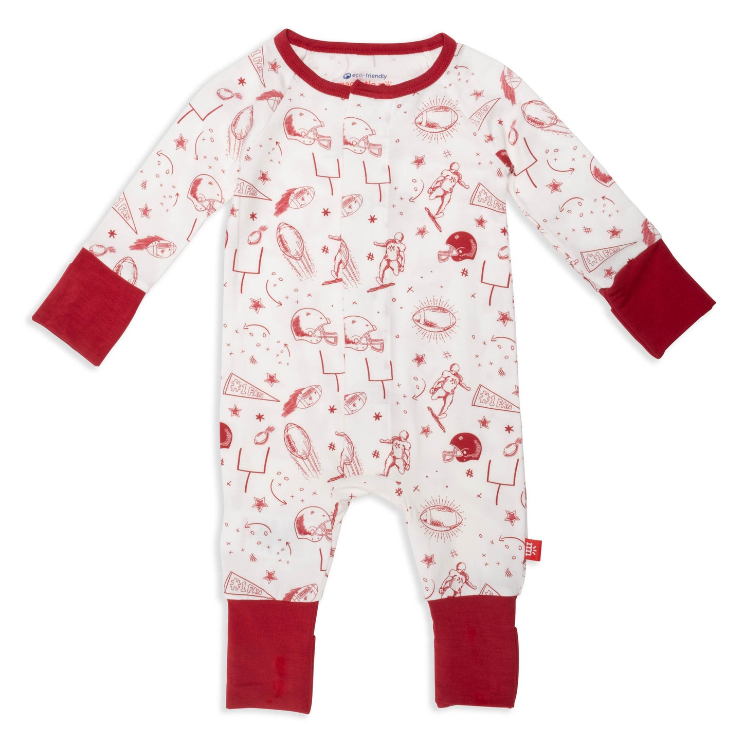 WHITE GAME DAY COVERALL