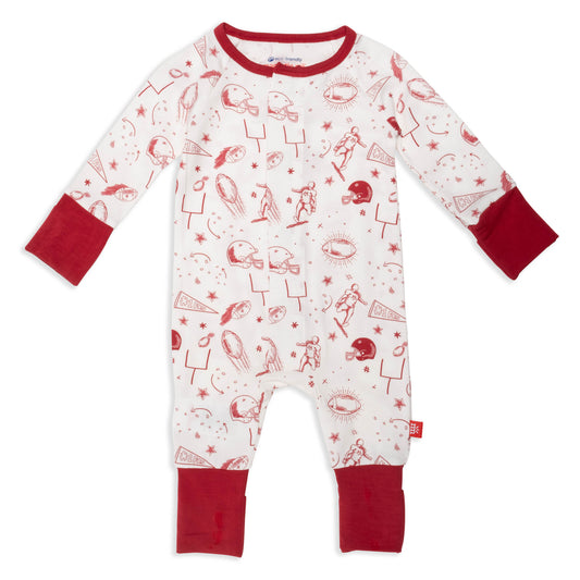 WHITE GAME DAY COVERALL