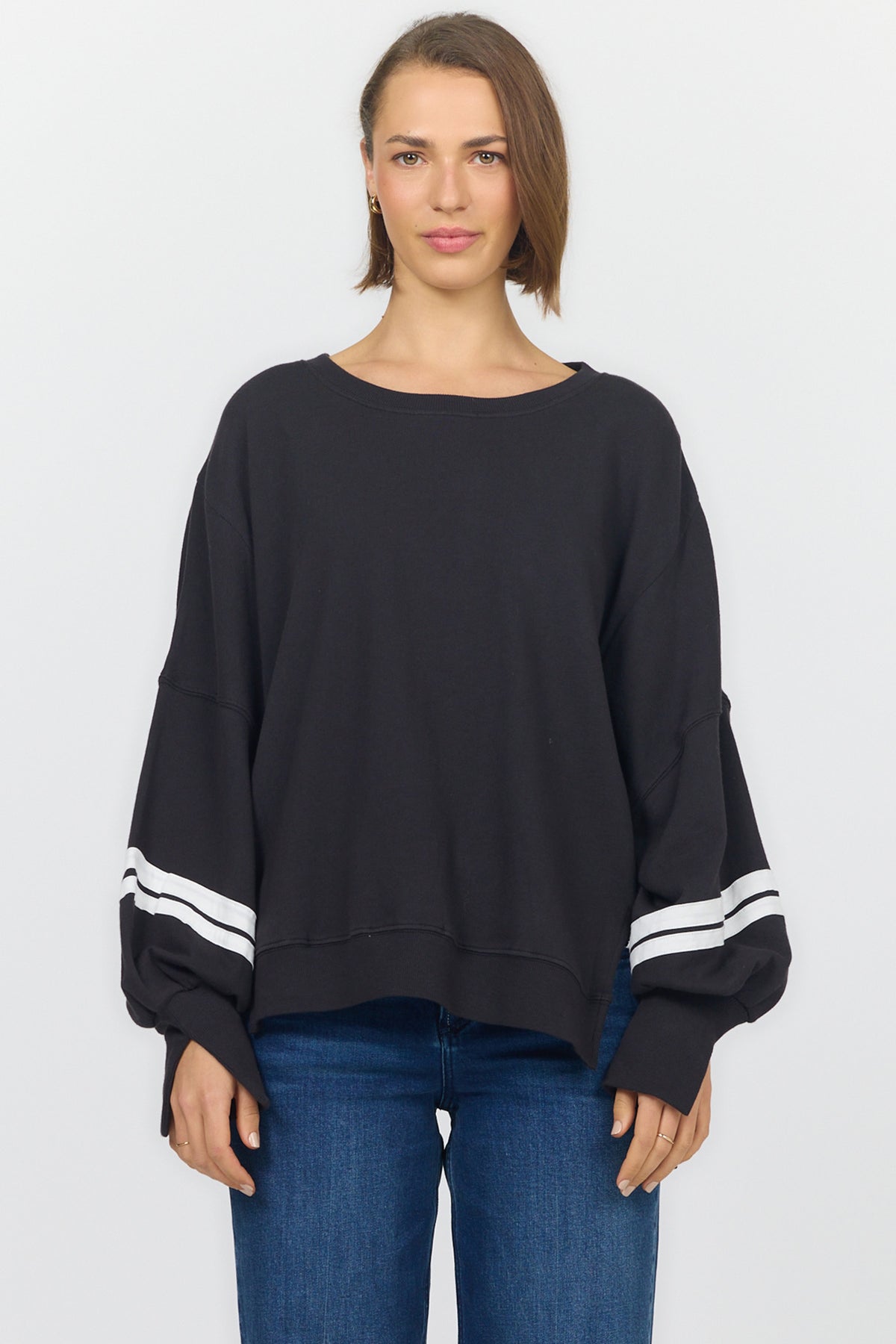 TRENTON SWEATER - WASHED BLACK