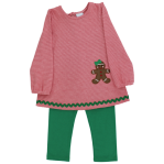 JOLLY GINGERBREAD TUNIC PANT SET