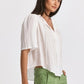 V NECK SHORT SLEEVE - WHITE