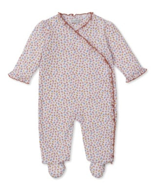 PATCHWORK PUMPKIN FLORAL FOOTIE