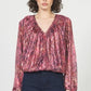 PIAF BLOUSE - POMEGRANATE FLAME