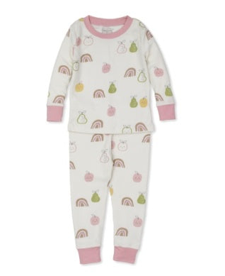 PAJAMA SNUG SET - PEARS AND RAINBOWS