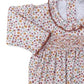 FOOTIE W/ SMOCKING - AUTUMN BLOSSOMS