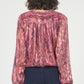 PIAF BLOUSE - POMEGRANATE FLAME