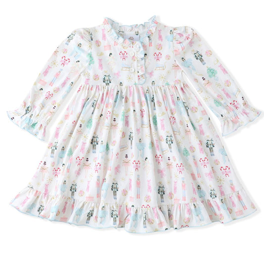 BUTTERKNIT PLAY DRESS - NUTCRACKER
