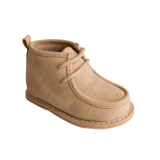 WALLY TAN WALLABEE BOOTIES