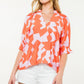 GEO PRINT TOP - PINK