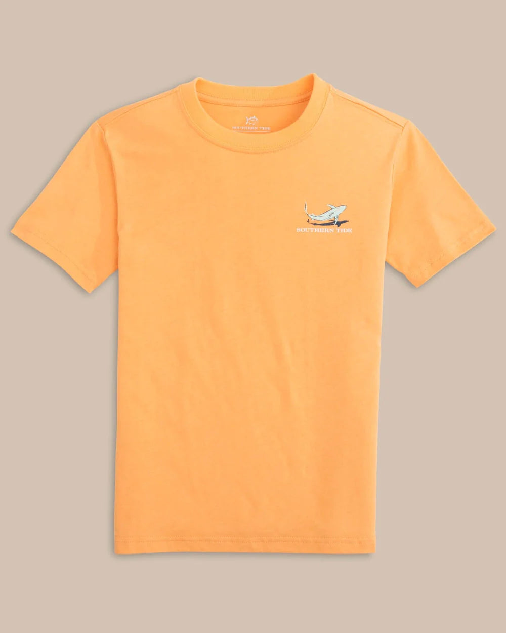 YATCHS OF SHARKS T-SHIRT - SALMON BLUFF ORANGE