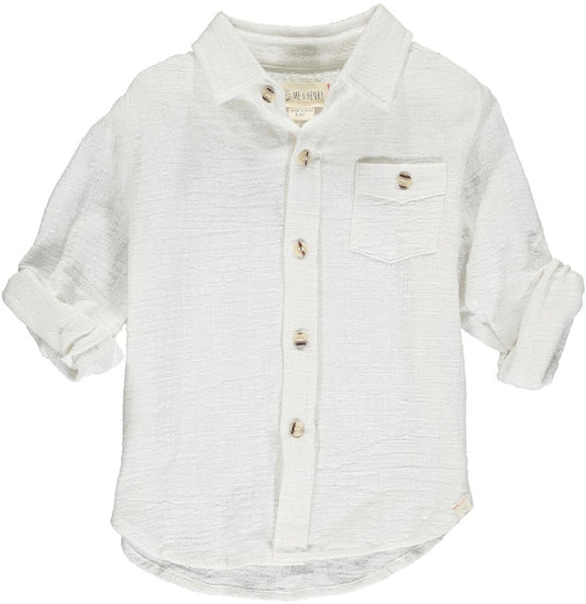 MERCHANT LS SHIRT - WHITE