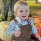 JASPER WOVEN ONESIE - CREAM PLAID