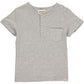 DODGER HENLEY - GREY RIBBED