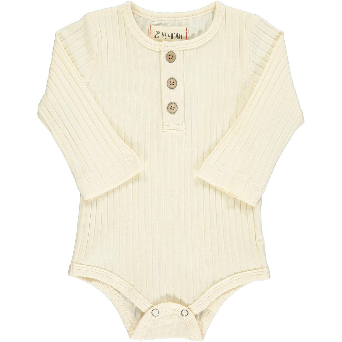 AYNOR RIB ONESIE - CREAM