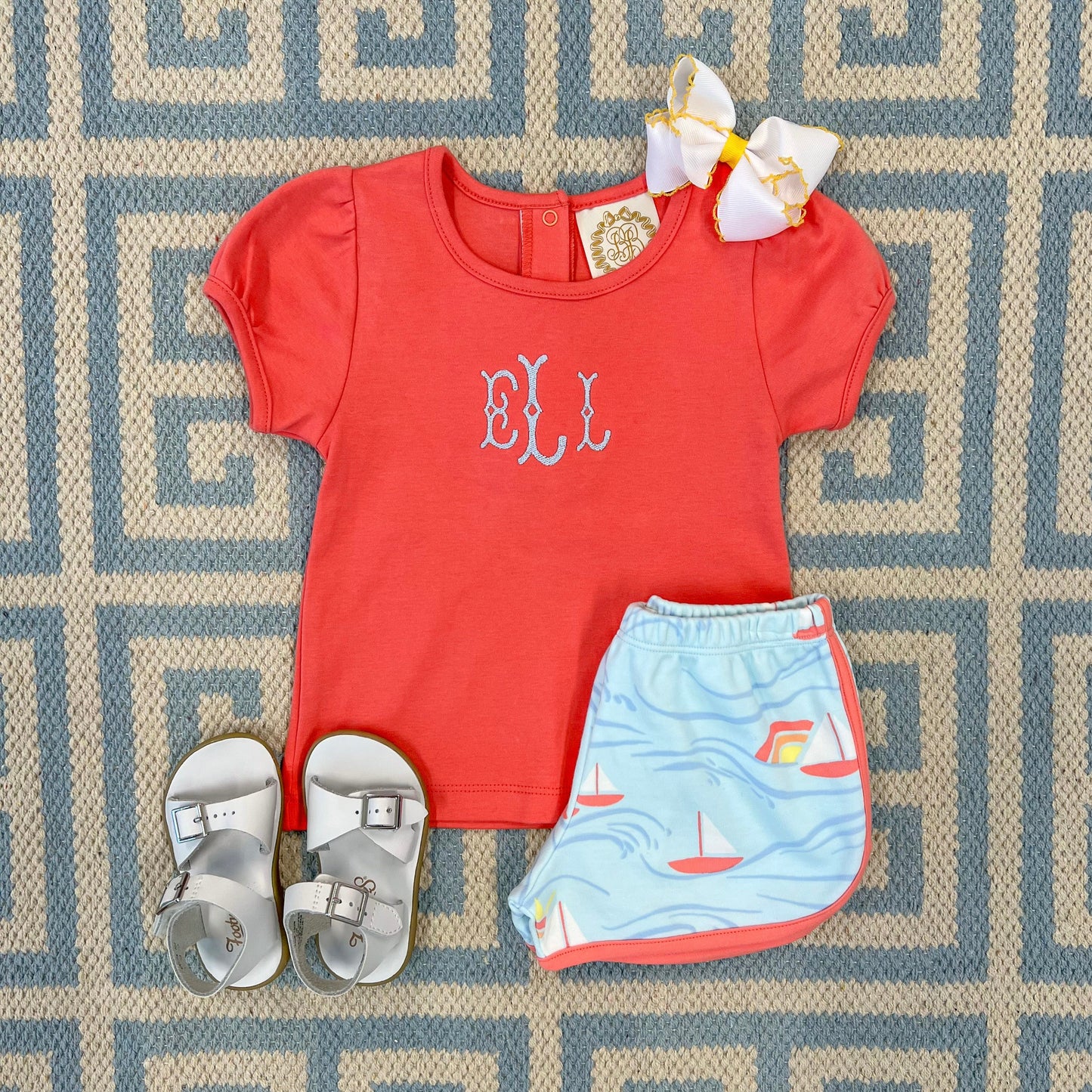 CHERYL SHORTS - WAVE HELLO TO THE SUN/PARROT CAY CORAL