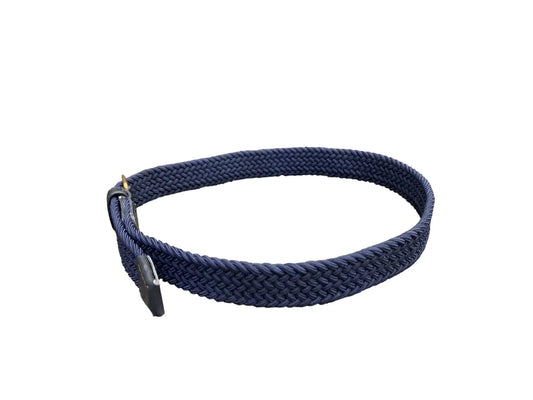 BUDDY BRAIDED BELT - NAVY