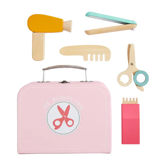 WOOD HAIR STYLIST PLAY SET