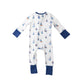 NAUTICAL BOATS ZIPPERED ROMPER