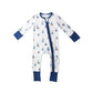 NAUTICAL BOATS ZIPPERED ROMPER