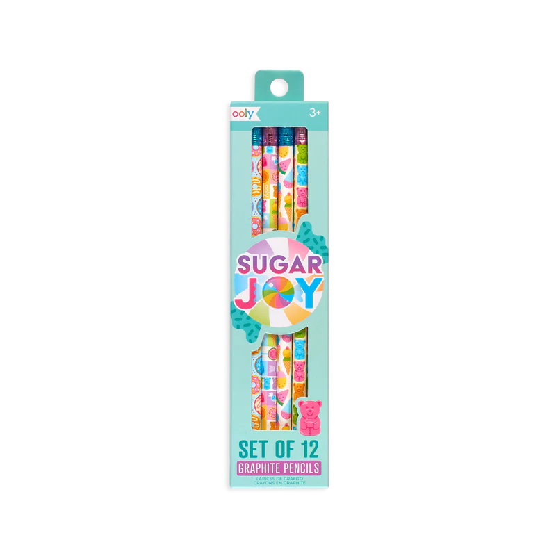 SUGAR JOY GRAPHITE PENCILS - 12 PACK