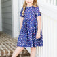 STAR BRIGHT S/S POCKET TWIRL DRESS