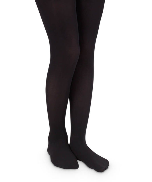 JEFFERIES SOCKS NYLON TIGHTS - BLACK
