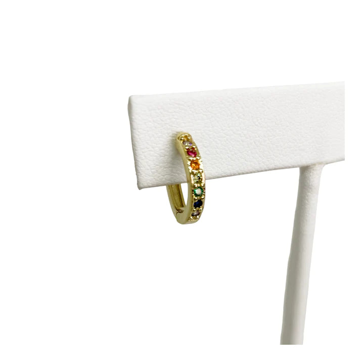STELLA HUGGIE EARRINGS - GOLD