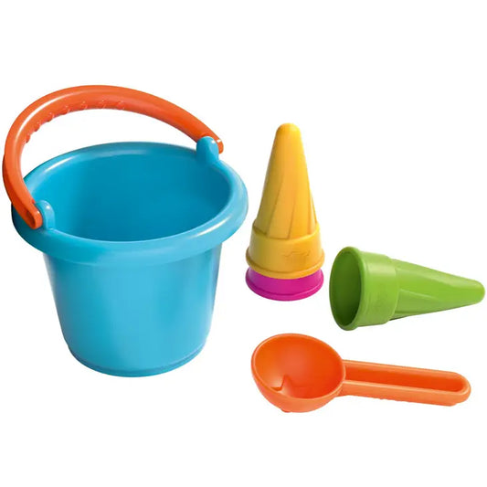 SAND TOY SET INFANT BUCKET AND ICE CREAM CONE