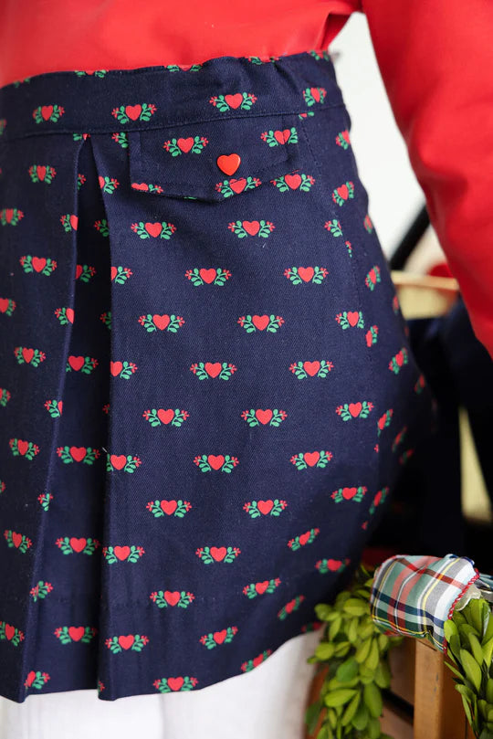 PERRIN PLEATED SKIRT FLANNEL- A KIND HEART