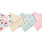 BANDANA BIB SETS - 4PK MORE OPTIONS AVAIL.