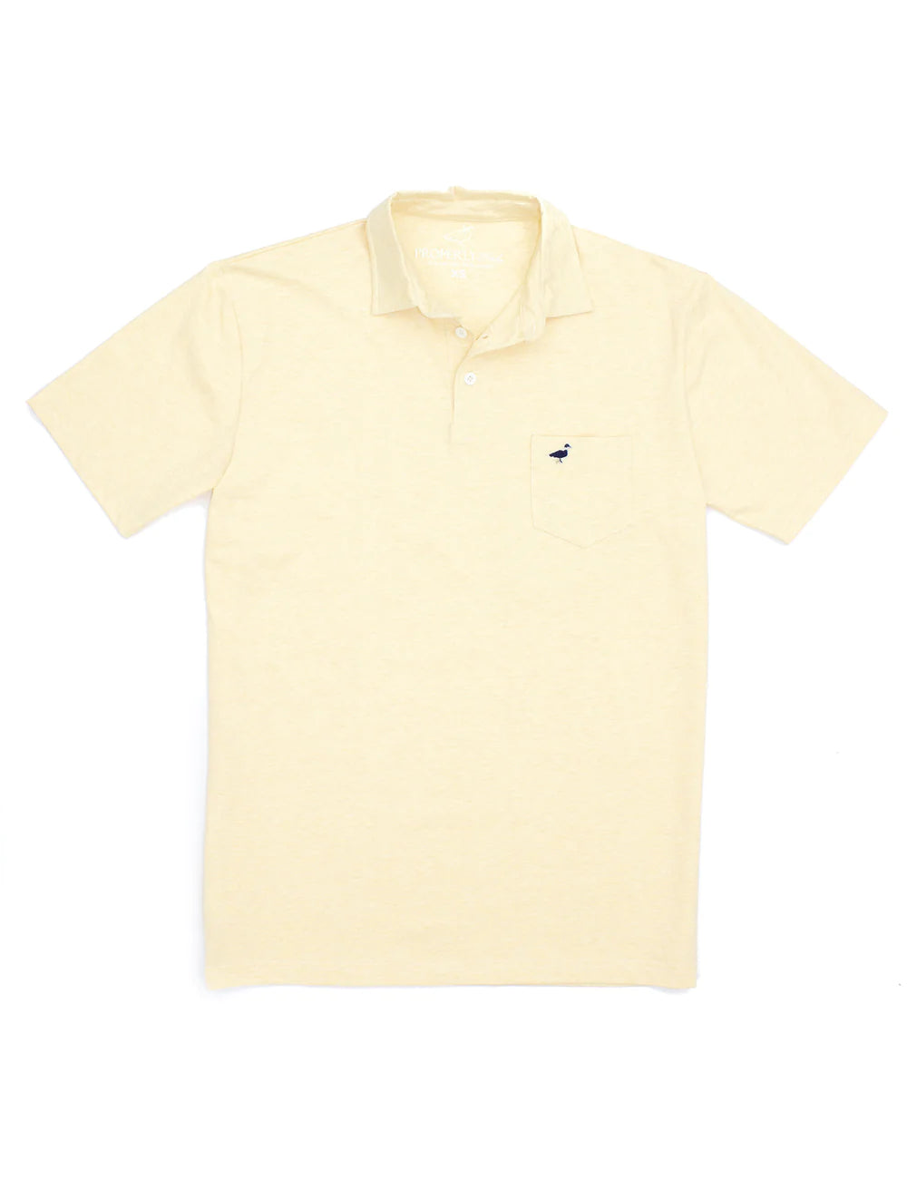 LD HARRISON POCKET POLO LEMON