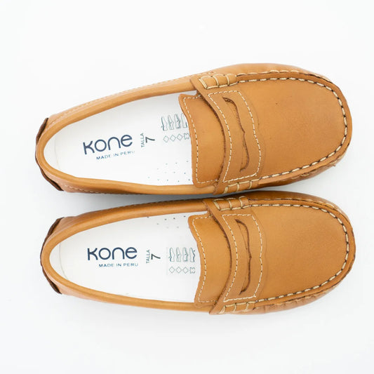 KONE BOYS PENNY LOAFER - NATURAL