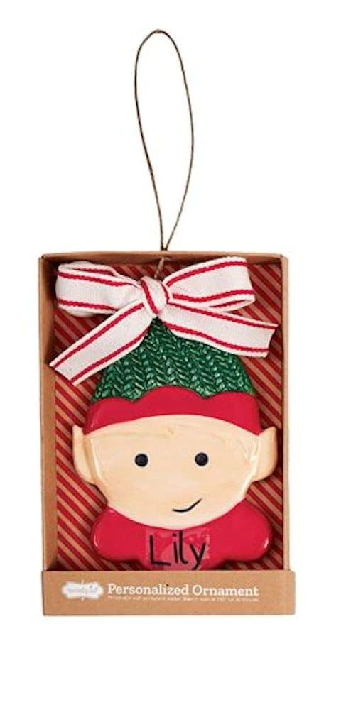 ELF PERSONALIZED ORNAMENT