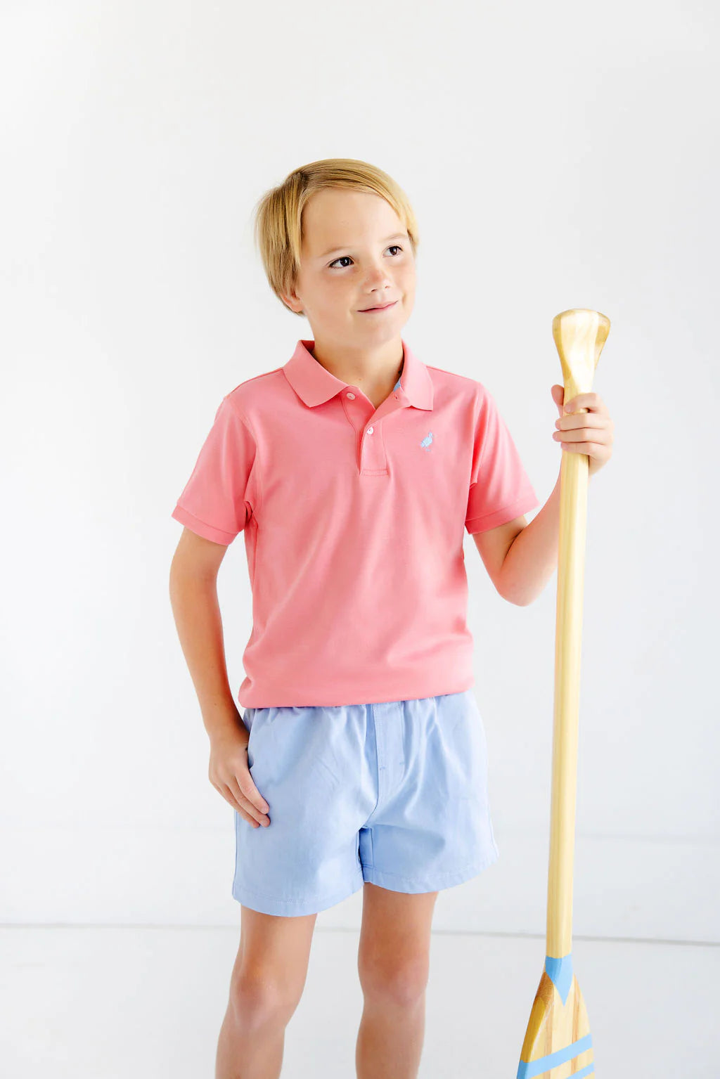 PRIM AND PROPER POLO SS - PARROT CAY CAROL/BEALESTREET BLUE