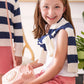 CHERYL SHORTS - NANTUCKET RED/WORTH WHITE