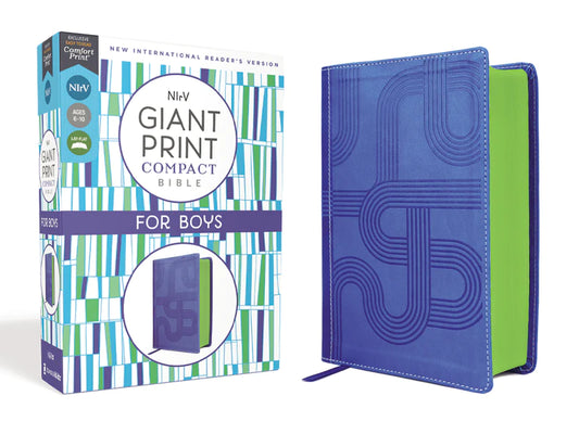NIRV GIANT PRINT COMPACT BIBLE - BOYS