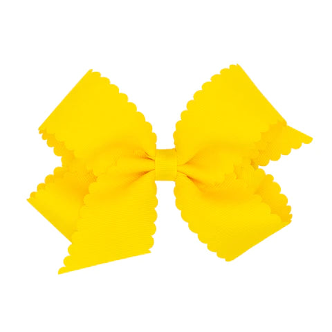 GROSGRAIN KING SCALLOPED - YELLOW