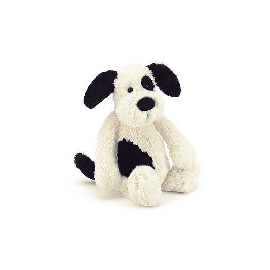 BASHFUL BLACK & CREAM PUPPY